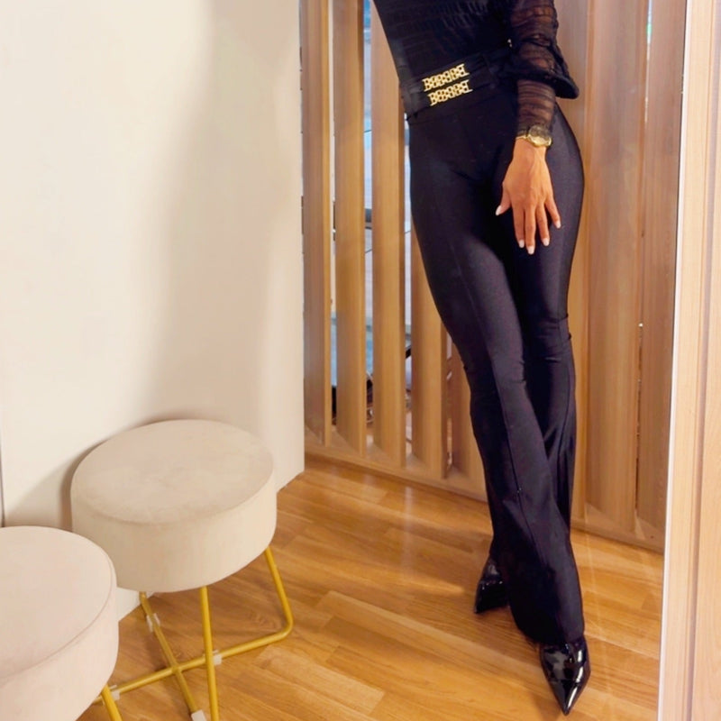 Pantalón Lycra Negro Acampada Bahía